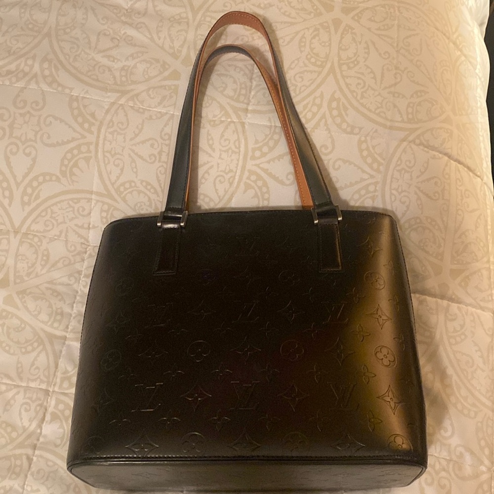 Louis Vuitton Excellent condition Black Leather bag Authenticity by Poshmark.
